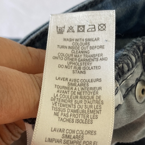 Preloved ASOS Maternity Denim Jeans Blue UK Size 10 - Picture 3 of 16